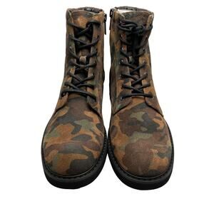 Inc International Concepts Wilder 42101 Leather Upper Camo Boots Mens 13M